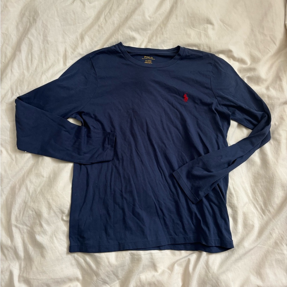 Polo by Ralph Lauren Women’s  Navy Long Sleeve Shirt